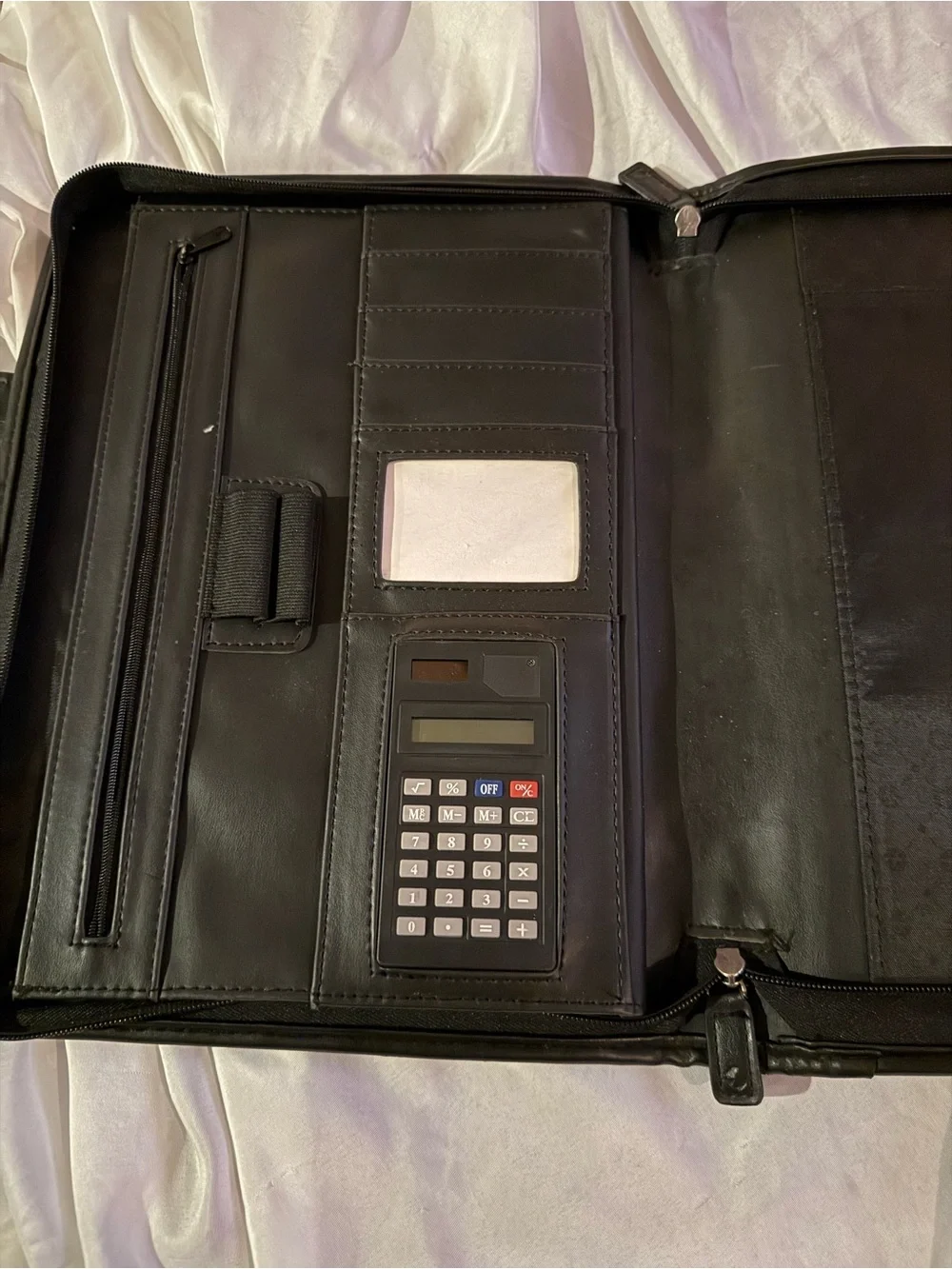 Classic Black Leather Briefcase - Professional Men’s Bag